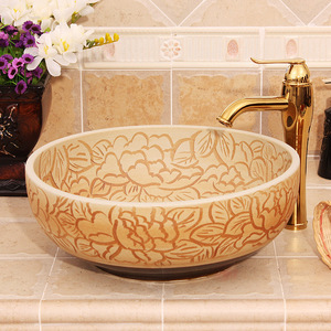 Magazzino pittura a mano arte lavabo bagno lavabo piano di lavoro lavabo lavabo a mano grigio goffo bagno <span class=keywords><strong>lavandini</strong></span> - Product Image 2