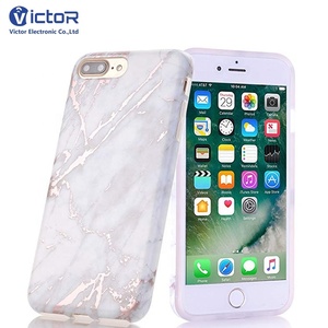 2019 caja del teléfono móvil TPU suave mármol IMD caso para iPhone 7 Plus funda de silicona - Product Image 3