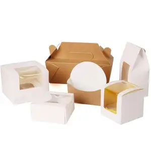 Hộp Bánh Giấy Nhỏ Độc Đáo, Hộp Bánh Lớn 4x4 - Product Image 1