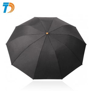 2 <span class=keywords><strong>Folding</strong></span> Tự Động Khuyến Ô Lớn Với Tay Cầm Cong Bằng Gỗ - Product Image 2