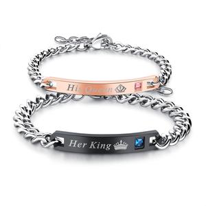 TOUJOURS DANS L'AMOUR Couple Acier Inoxydable Bracelets/Mode Bijoux Bracelet Bracelets <span class=keywords><strong>pour</strong></span> Femme - Product Image 4