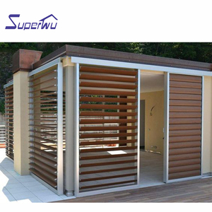 Tiêu Chuẩn Úc Gỗ Màu Tùy Chỉnh Nhôm Louver Cửa Sổ Cửa - Product Image 6