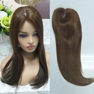 วิกผมผู้หญิง Remy สำหรับเปลี่ยนผมคน,ผมขาวผูกด้วยมือ100 - Product Image 3