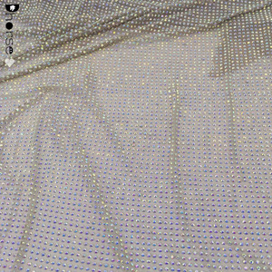 63 ''hot bán Bling Bling hấp dẫn AB Diamante đàn hồi Rhinestone lưới nude dhgl1056 - Product Image 3
