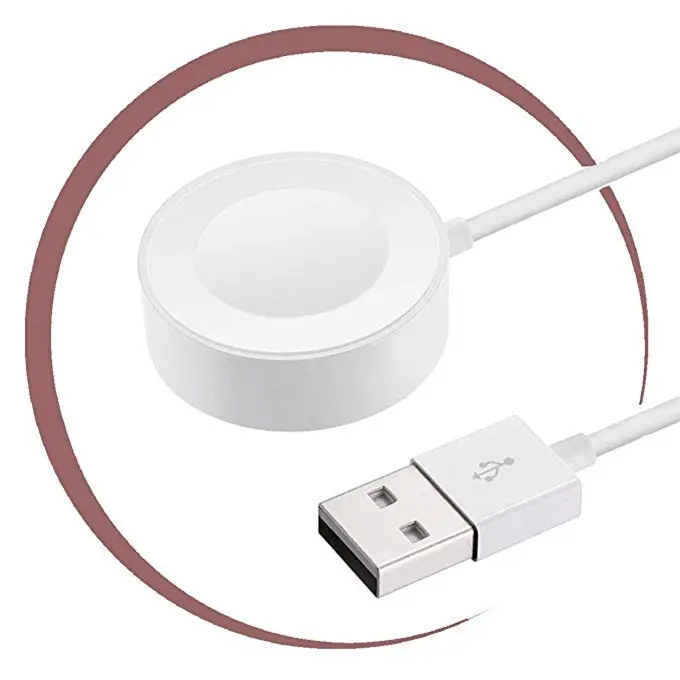 Compatible for apple watch Magnetic Wireless Charger Pad Charging Cable Cord Compatible for iphone Watch 6 5 4 3 2 1