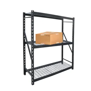 1200 Lbs Welding Steel Shelving Rack 500kg Heavy Duty Adjustable Warehouse Rack Shelving