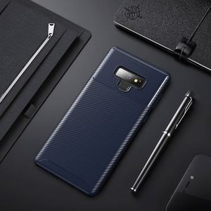 Nuevo TPU Flexible de <span class=keywords><strong>fibra</strong></span> de carbono patrón teléfono caso para Samsung Galaxy Nota 9 DE LA PIEL - Product Image 1