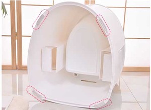 Échantillon gratuit blanc fabricants toilette <span class=keywords><strong>portative</strong></span> en plastique - Product Image 3