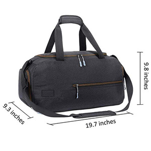 Water Resistant Travel Sports Duffel <strong>Gymbag</strong> With Shoe Compartment - Product Image 3