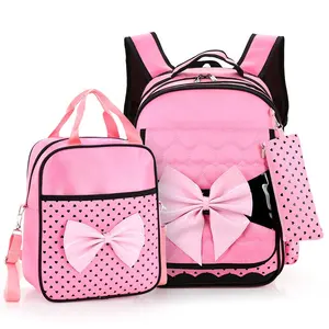 À prova d' água Mochila Escolar Meninas Livro Bag14 "Conjunto Médio Mochila Escolar Mochila e Lancheira Isolados Conjunto