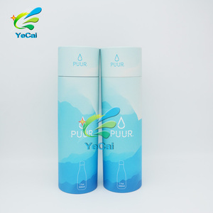 Conception personnalisée bouteille d'eau en verre de <span class=keywords><strong>tube</strong></span> de papier kraft d'emballage de boîte en <span class=keywords><strong>carton</strong></span> - Product Image 2