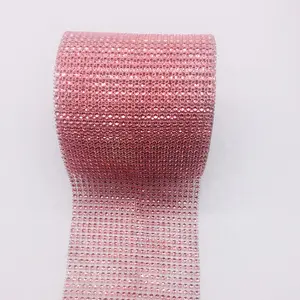 Qiao — maille de strass en plastique, 24 rangs, pour décoration des vêtements