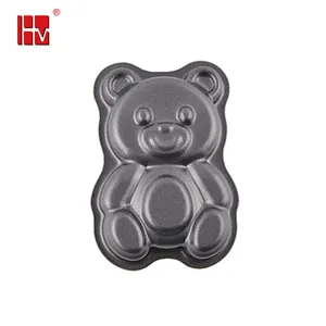 Não-Vara de Segurança Crianças Organizador Forma Urso Molde Do Bolo Bakeware