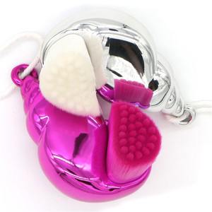 2 couleurs conch escargot de mer shell forme du visage nettoyant visage maquillage brosse - Product Image 5
