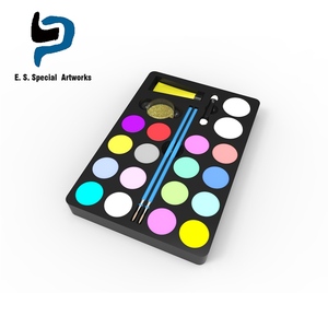 Los niños de seguridad de adulto de la Copa Mundial de Brasil Carnaval camuflaje <span class=keywords><strong>militar</strong></span> <span class=keywords><strong>pintura</strong></span> de <span class=keywords><strong>cara</strong></span> - Product Image 1