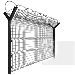 热浸镀锌监狱安全围栏价格高品质的外围围栏出售