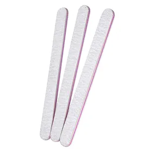 Nail Art Gel Acrylic Tips Files For Pedicure Manicure Care Sanding Buffers Gray Straight Nail File 80/80 100/100 100/180