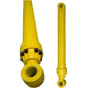 Single acting telescopic hydraulic cylinder for dump trailer