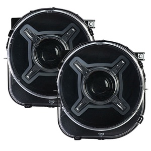 Morsun Bi-xenón lente proyector faro para <span class=keywords><strong>jeep</strong></span> cherokee 2015-2018 Kit de montaje de doble haz HID faro con <span class=keywords><strong>blanco</strong></span> halo - Product Image 1