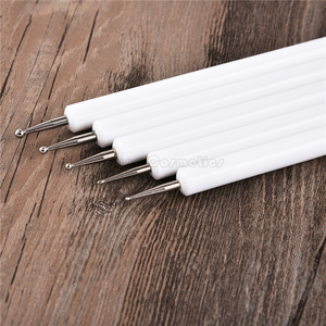 Juego de pinceles para decoración de <span class=keywords><strong>uñas</strong></span>, set de 5 pinceles para punteo de Nail Art, <span class=keywords><strong>2021</strong></span> - Product Image 3