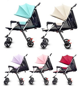 Carro para bebé con capacidad <span class=keywords><strong>de</strong></span> carga fuerte <span class=keywords><strong>de</strong></span> lujo personalizado con toldo completo ajustable - Product Image 6