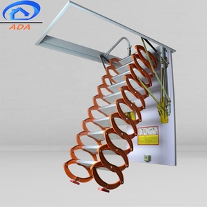 Hogar retráctil plegable de aluminio desplegable pasos para ático <span class=keywords><strong>escalera</strong></span> en la fábrica de China - Product Image 4