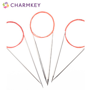 <span class=keywords><strong>Addi</strong></span>-Juego de <span class=keywords><strong>agujas</strong></span> de tejer circulares, 80cm, con tubo rojo, para <span class=keywords><strong>agujas</strong></span> de coser a mano - Product Image 2