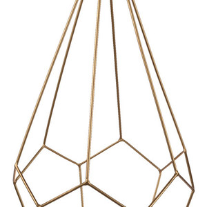 Nordic Rectangle Metal Frame with Wire Geometry Gold Votive <strong>Tealight</strong> Candle Holder <strong>Lantern</strong> for Home Decor - Product Image 5