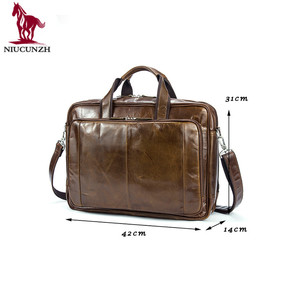 OEM ODM personalizado negocios de cuero mensajero portátil bolso maletín importación al por mayor bolso de mano de China - Product Image 2