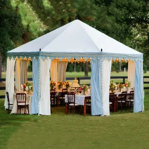 5x5 m Aluminium Structuur Witte Pvc Luifel Pagode Tent Voor Evenement