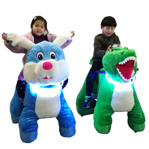 Scooter électrique en peluche poney jouets en peluche kiddie - Product Image 2