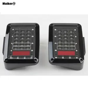 Populer Gaya Berubah LED Ekor Lampu untuk Aksesoris Mobil JEEP JK Wrangler untuk JEEP Wrangler LED Lampu Belakang