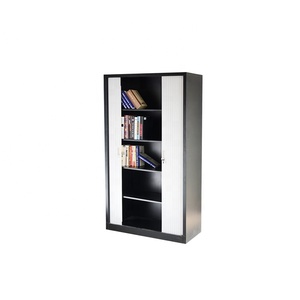 2 הזזה נירוסטה מתכת קובץ אחסון טמבור דלת ארון - Product Image 4