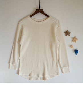 Conjunto de Ropa Interior Térmica de Algodón 100% Suave para <span class=keywords><strong>Mujer</strong></span>, Estilo Waffle, Color Sólido, para Invierno - Product Image 4