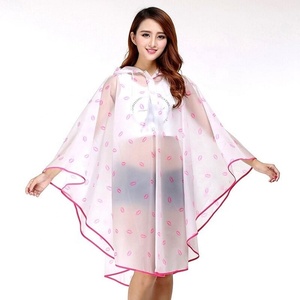 Casaco de chuva transparente com capuz EVA para mulheres, casaco de chuva com bolsa, impermeável, mais vendido em 2025 - Product Image 5