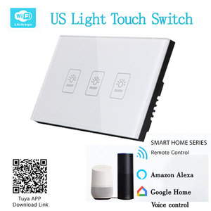 Alexa y <span class=keywords><strong>Google</strong></span> nos permitió estándar de la UE <span class=keywords><strong>1</strong></span> wifi inteligente interruptor de la luz para el hogar inteligente - Product Image 2
