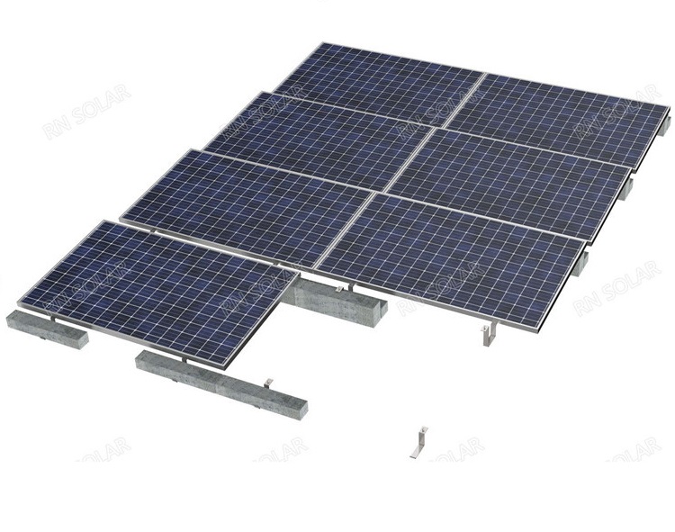 OEM 3 кВт домашняя солнечная панель, система питания, балластное крепление на крышу