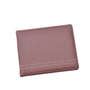 Portafoglio da <span class=keywords><strong>uomo</strong></span> in vera pelle marrone, design ultra sottile, ultra morbido, con protezione RFID. - Product Image 1