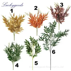 LLV181 Luckygoods искусственные листья ивы разных цветов и размеров для украшения