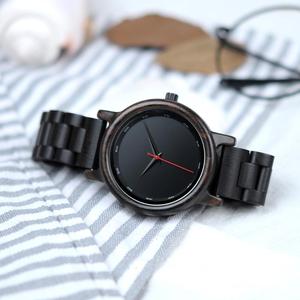 BOBO BIRD ebano orologi <span class=keywords><strong>in</strong></span> <span class=keywords><strong>legno</strong></span> giappone Movt <span class=keywords><strong>orologio</strong></span> <span class=keywords><strong>da</strong></span> <span class=keywords><strong>polso</strong></span> al quarzo con cinturino <span class=keywords><strong>in</strong></span> <span class=keywords><strong>legno</strong></span> - Product Image 4