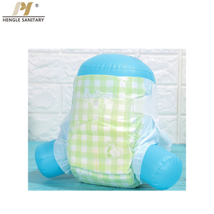 Bébés âge imprimé groupe de caractéristiques bébé dorloter couches avec prévention des fuites 3D Surface sèche Absorption Fluff Pulp Material - Product Image 2