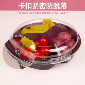 Plateaux de service de fruits secs transparents en PET, fournisseurs chinois, boîtes d'emballage, vente en gros