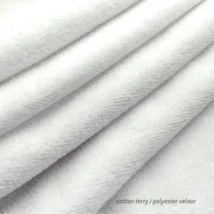单面涤纶单面棉质超细纤维毛巾面料