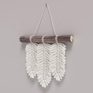 Tapiz de Pared de Macramé Nórdico 100% Algodón, Hecho a Mano, Diseño Moderno, Color Personalizable, Decoración Ecológica para el Hogar, Regalo para Dormitorio o Sala de Estar - Product Image 3