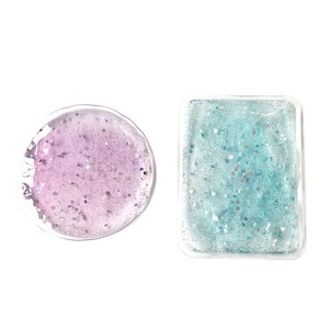 Compresas de Hielo Líquidas Reutilizables con Purpurina para Lesiones, Compresas de Hielo Redondas para <span class=keywords><strong>Ojos</strong></span> Después de Cirugía, Rostro, Dientes del Sabiduría, Cirugía de Senos - Product Image 6
