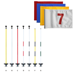 Juego de tazas de bastones <span class=keywords><strong>con</strong></span> bandera verde para entrenamiento de Golf, Set de tazas de colores OEM para patio trasero, nuevo estilo, <span class=keywords><strong>2022</strong></span> - Product Image 6