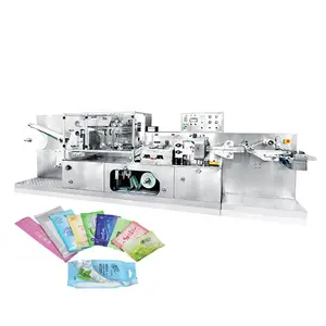 Personalizado individual pacote de peças única tecido molhado para restaurante/linha aérea dobrável e máquina de embalagem