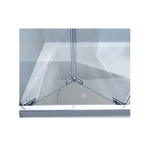 Puertas de ducha plegables de cristal, ajustables, biplegables, sin marco, acordeón Interior, <span class=keywords><strong>precio</strong></span> - Product Image 5