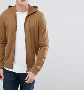 Custom Spugna Francese 100 Del Cotone Della Chiusura Lampo Up Zenzero Pianura <span class=keywords><strong>Felpa</strong></span> Con Cappuccio <span class=keywords><strong>Stampa</strong></span> Il Proprio Logo - Product Image 1