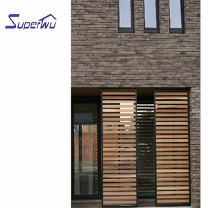 Tiêu Chuẩn Úc Gỗ Màu Tùy Chỉnh Nhôm Louver Cửa Sổ Cửa - Product Image 4